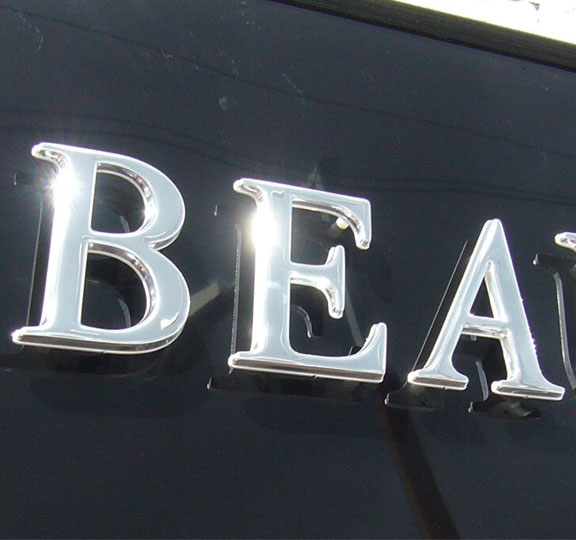 Formed Plastic Letters